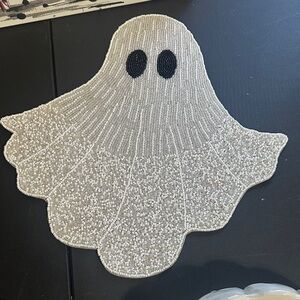 Christian Siriano beaded ghost 15” charger